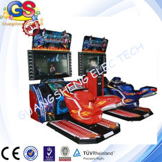China 3D 5D Coin Operated car racing game machine, car racing two player arcade game machine supplier